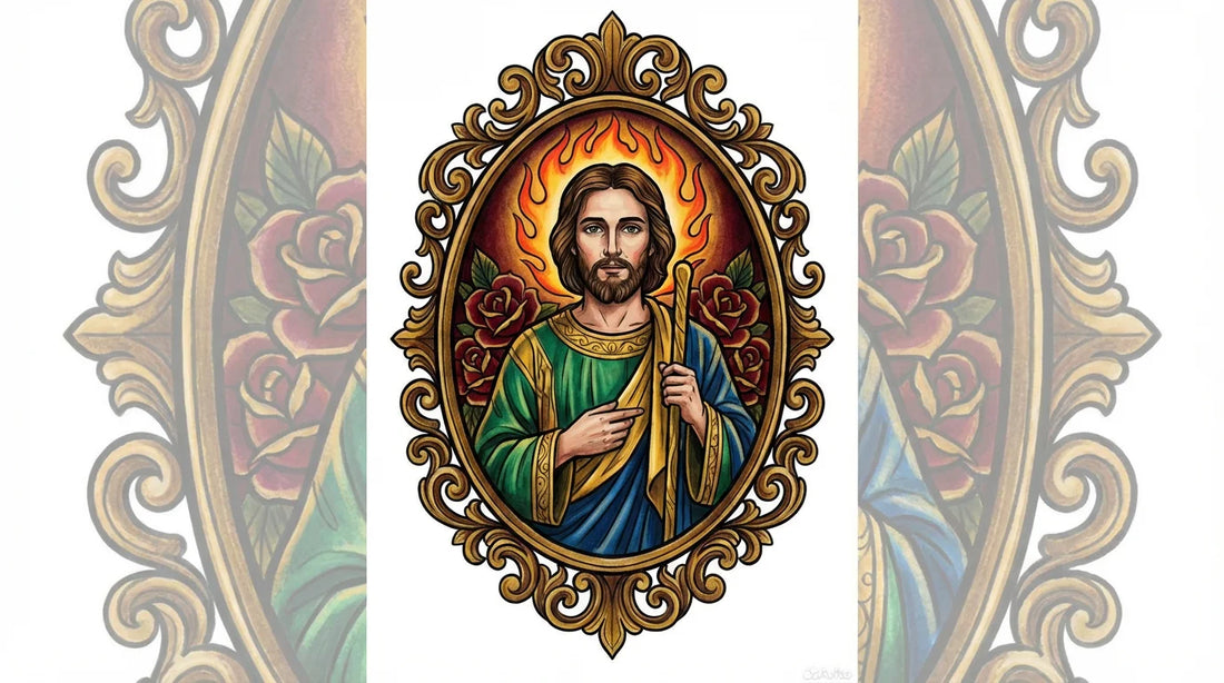 san-judas-tattoo-with-color-neo-traditional-vibrant