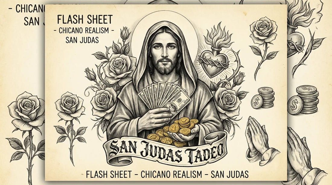san-judas-tattoo-with-money-coin-chicano-black-grey-padre-miguel-tepito