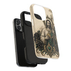 San Judas Tadeo Emerald & Gold Sacred Heart Tough Phone Case