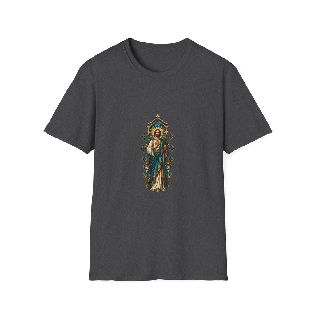 San Judas Indigo Seven-Star Shrine T-Shirt product preview, view 19