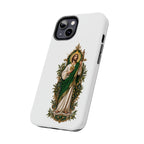 San Judas Tadeo Olive Reliquary Tough Phone Case product preview, view 12