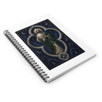 San Judas Tadeo Silver Moon Quatrefoil Spiral Notebook product preview, view 3