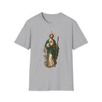 San Judas Tadeo Black & Gold Sacred Heart Unisex T-Shirt