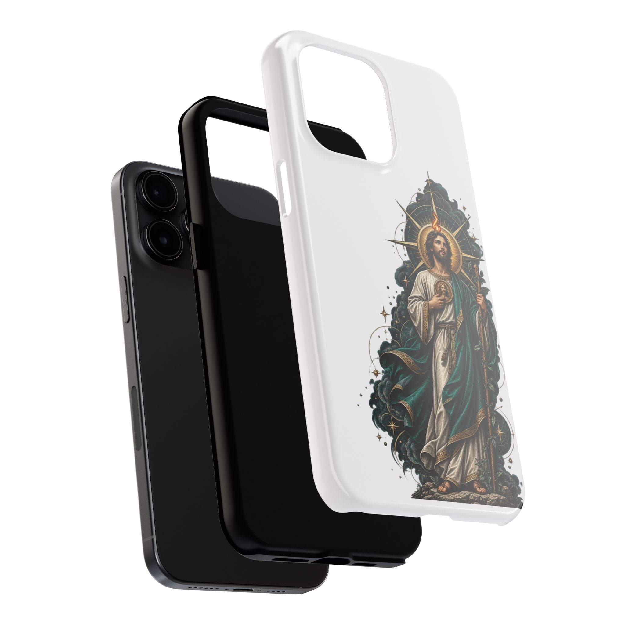 San Judas Tadeo Midnight Compass Tough Phone Case product preview, view 21