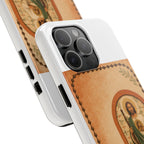 San Judas Tadeo Terracotta Rosary Garden Tough Phone Case product preview, view 19