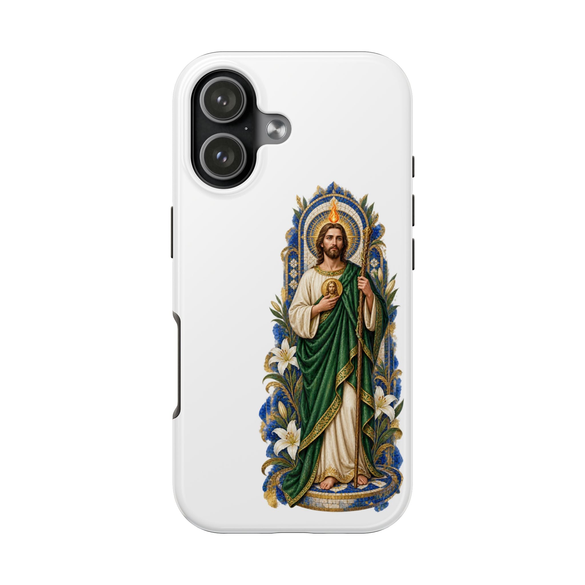 San Judas Tadeo Cobalt Chapel Mosaic Tough Phone Case product preview, view 8
