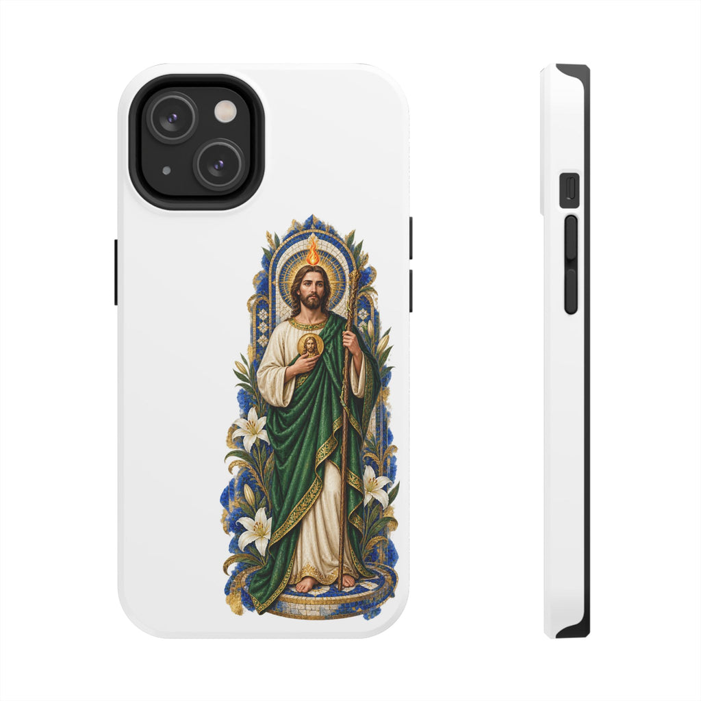 San Judas Tadeo Cobalt Chapel Mosaic Tough Phone Case product preview, view 14
