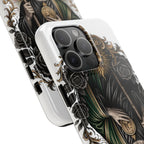San Judas Tadeo Black & Gold Sacred Heart Tough Phone Case
