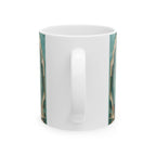 San Judas Tadeo Aqua Radiant Sanctuary Ceramic Mug product preview, view 2