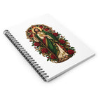 San Judas Tadeo Crimson Rose Window Spiral Notebook product preview, view 3