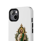 San Judas Tadeo Olive Reliquary Tough Phone Case product preview, view 13