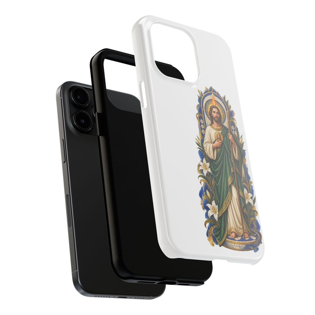 San Judas Tadeo Cobalt Chapel Mosaic Tough Phone Case
