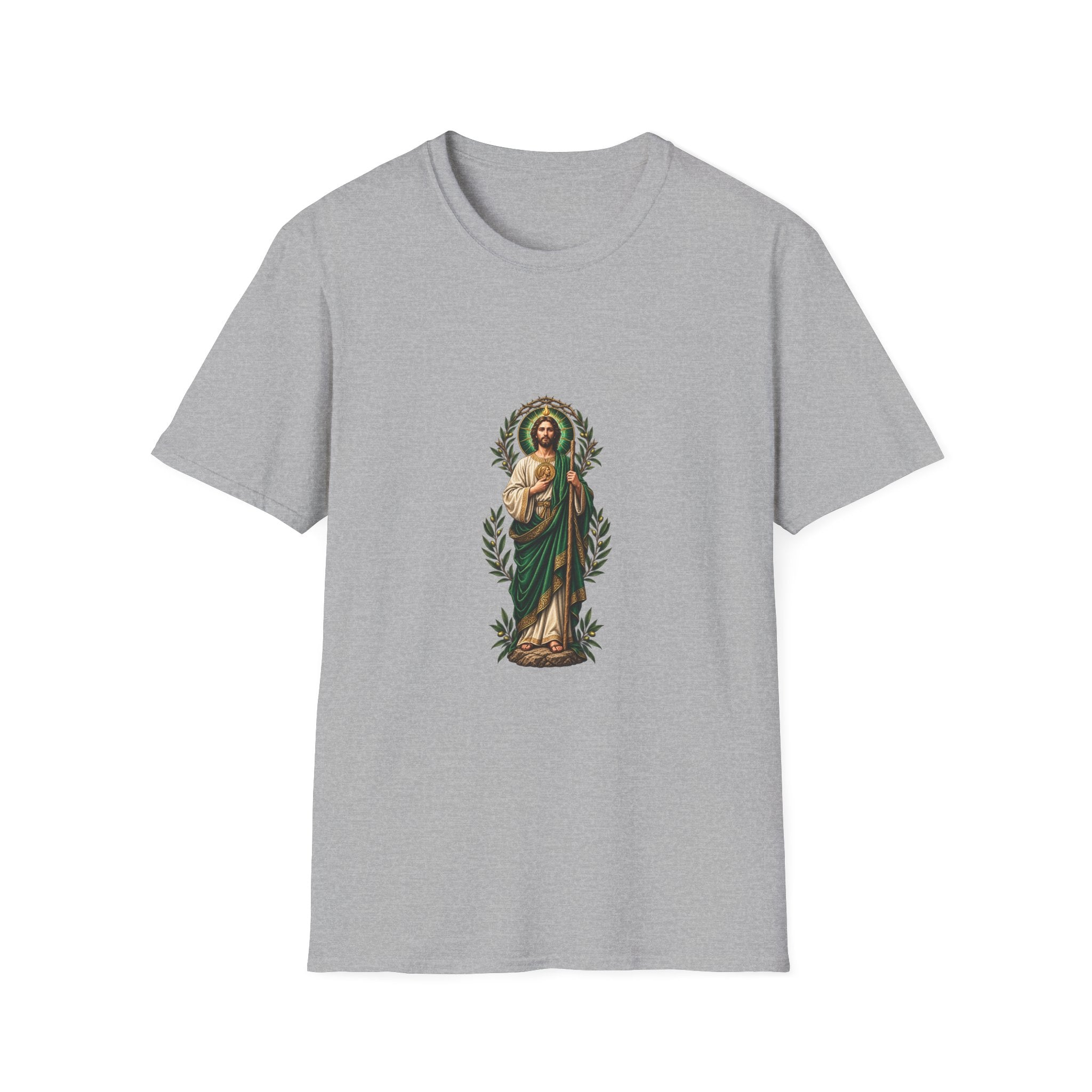 San Judas Tadeo Verdant Crowned Intercession T-Shirt product preview, view 16