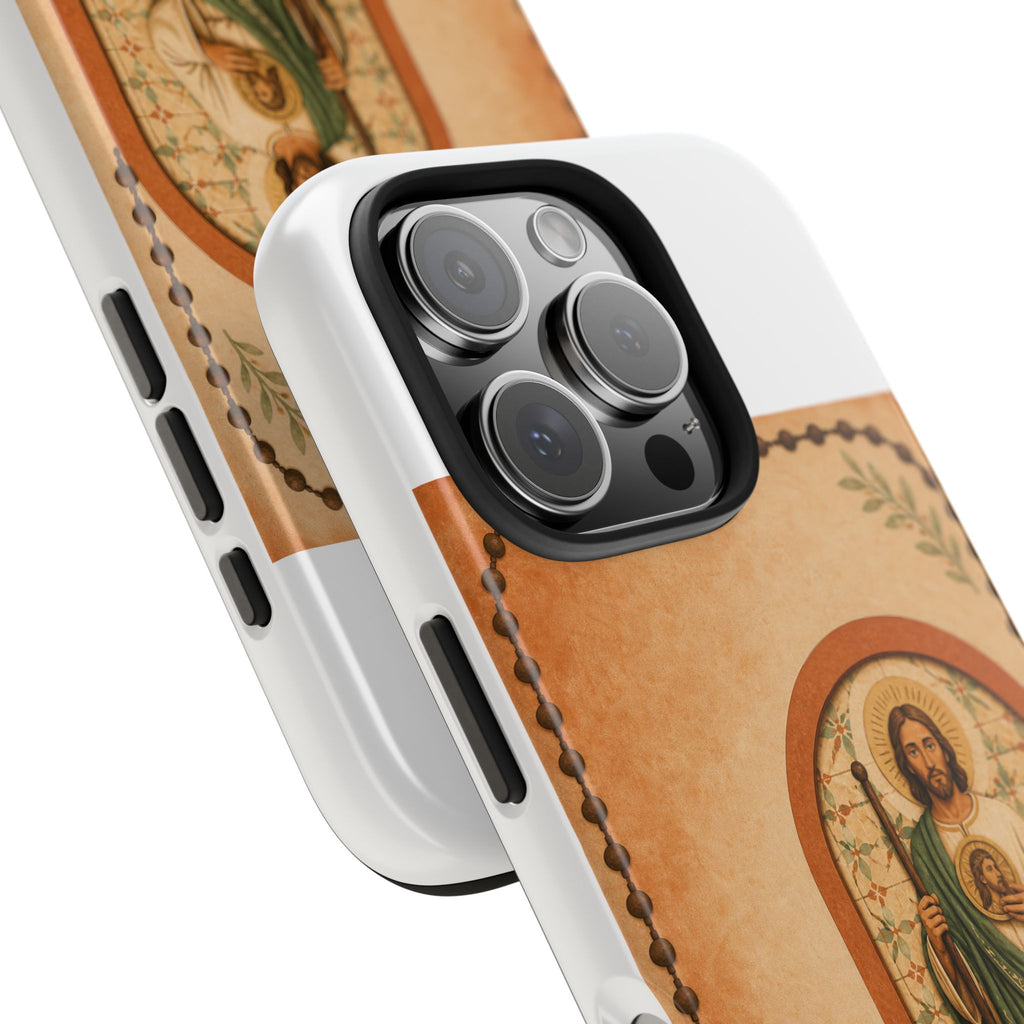 San Judas Tadeo Terracotta Rosary Garden Tough Phone Case product preview, view 22