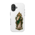 San Judas Tadeo Olive Reliquary Tough Phone Case product preview, view 8