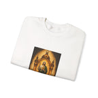 San Judas Tadeo Amber Pilgrim Lantern Crewneck Sweatshirt product preview, view 3