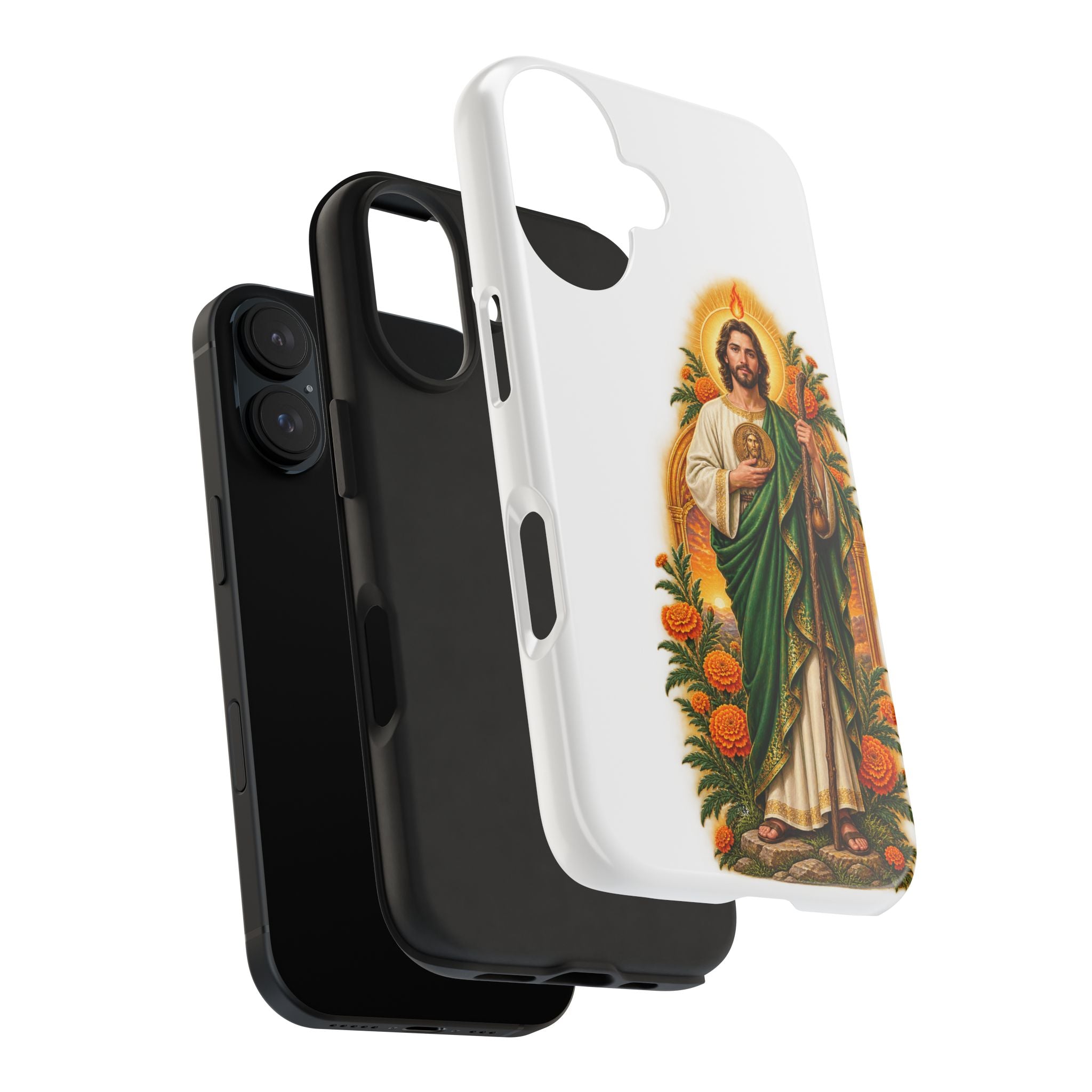 San Judas Tadeo Marigold Sun Arch Tough Phone Case