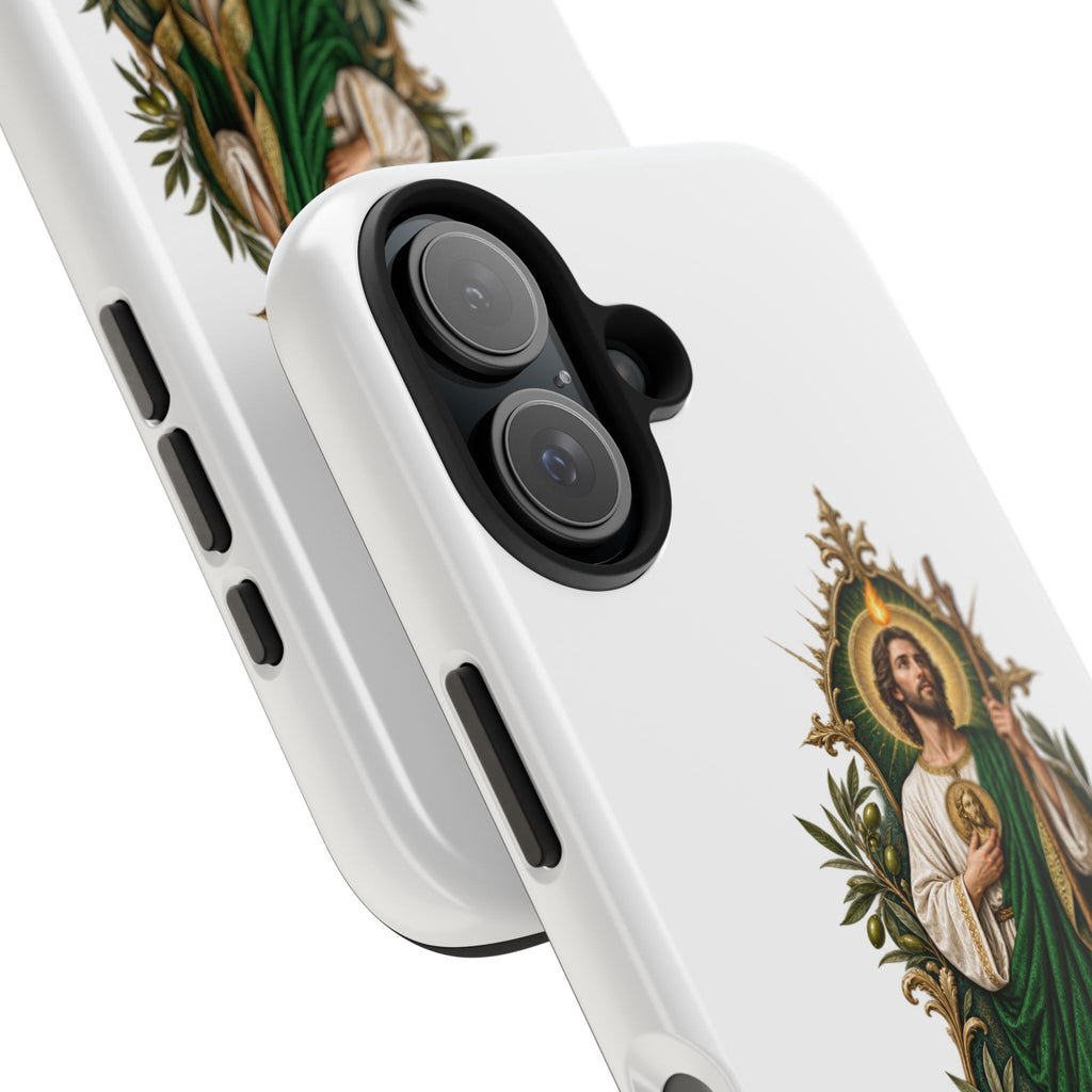 San Judas Tadeo Olive Reliquary Tough Phone Case product preview, view 26