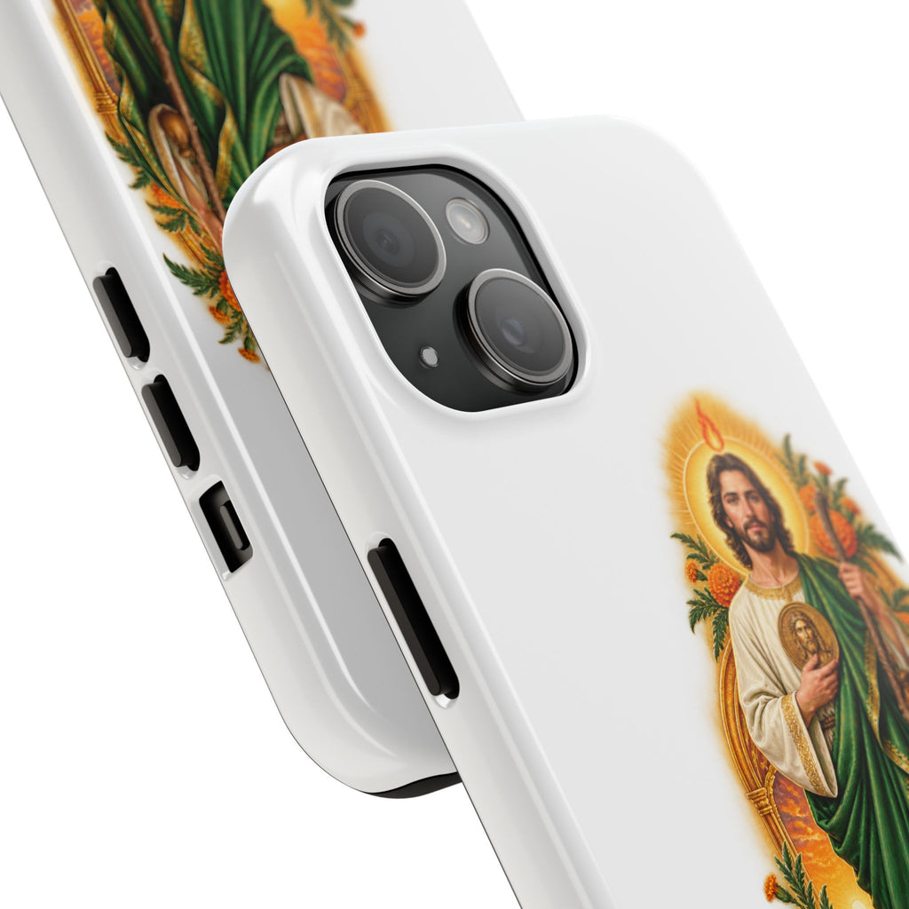 San Judas Tadeo Marigold Sun Arch Tough Phone Case