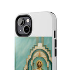 San Judas Tadeo Aqua Radiant Sanctuary Tough Phone Case product preview, view 13