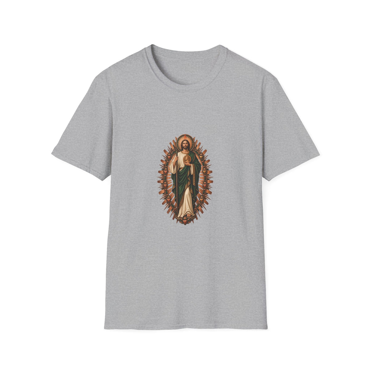San Judas Copper Ex-Voto Mandorla T-Shirt product preview, view 16