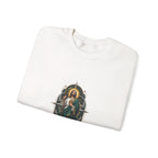 San Judas Tadeo Midnight Compass Crewneck Sweatshirt product preview, view 3