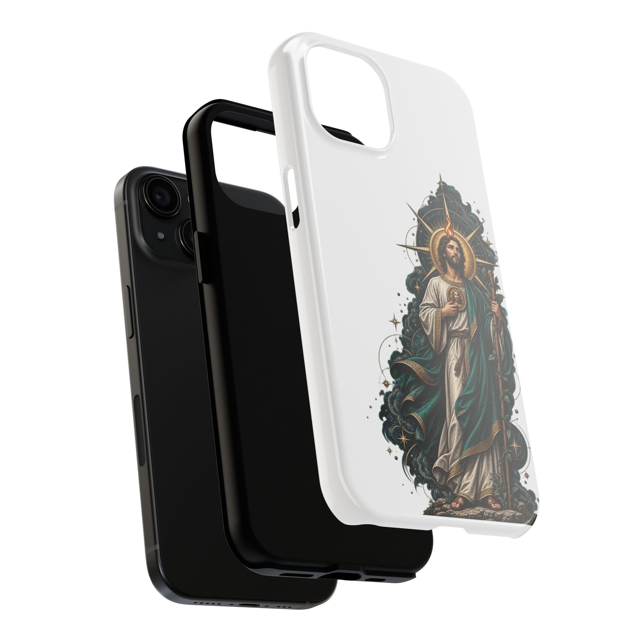 San Judas Tadeo Midnight Compass Tough Phone Case product preview, view 18