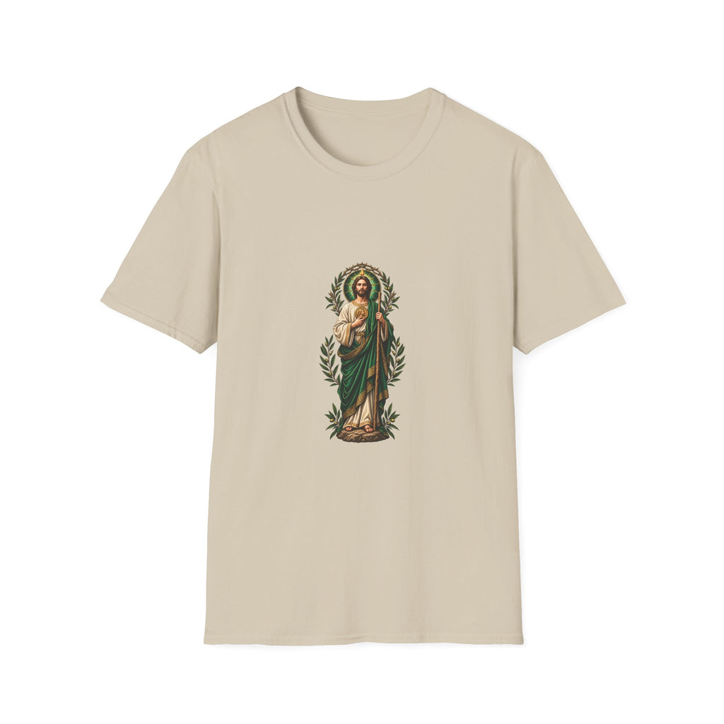 San Judas Tadeo Verdant Crowned Intercession T-Shirt product preview, view 13